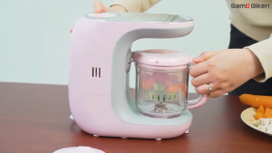 Samu Giken 5 In 1 Smart Digital Premium Baby Food Processor ( Heating/Steam/Defrost/Blend)
