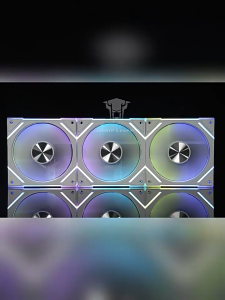 Jungle Leopard Astro V2 ( Star-Stone V2 ) Black / White 5V ARGB 3Pin PWM 12CM Casing Fan Reverse