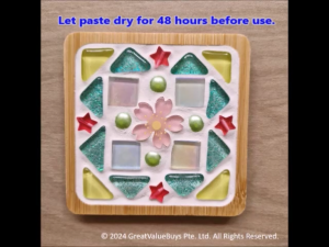 DIY Mosaic Coaster Handmade Craft Kit Make it Yourself adult handicraft Goodie childrens day gift