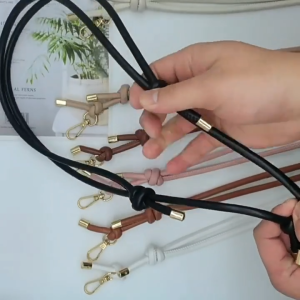 🇲🇾8mm Leather Handle Strap Adjustable 80~140cm Bag Strap Sling Bag Accessories Tali Beg Wanita