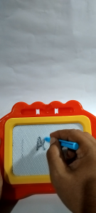 Drawing board papan tulis dan gambar dengan magnetic pen dan penghapus mainan edukasi anak papan tulis