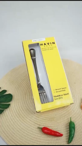 PRESTON COOKWARE Dessert Fork Stainless Steel Garpu Makan | Garpu Makan Bahan Premium Dan Tebal - 6 Pcs - VV