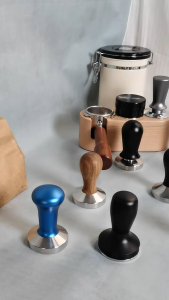 One Two Cups Tamper Kopi Espresso Coffee Press Powder Hammer 51mm - T15