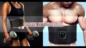 ANGTOP smart fitness ems เข็มขัดไฟฟ้า เครื่องสั่นพุง ที่ออกทำลังกาย ลดพุงหน้าท้อง เครื่องกระตุ้นกล้ามเนื้อ
