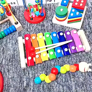 COD ของเล่นไม้เด็ก ของเล่นเสริมพัฒนาการเด็ก บล๊อคไม้เลขาคณิต จิ๊กซอว์ พัฒนาทักษะเด็กๆ 1-6ขวบ มีรูปแบบใหม่มากมาย