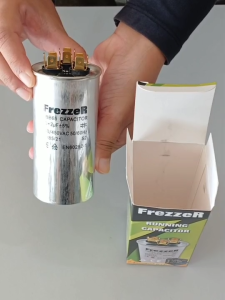 FrezzeR  แคปรัน ขั้วทองเหลืองแท้ รุ่น 3 ขั้ว 40+3.5uF 440/450V