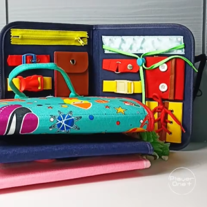 Busy Board Montessori Toy for Toddlers Early Learning Educational Toy Activity Board Developing Motor Sensory For Travel