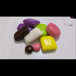 Squishy Slow Rising Mint Chocolate Sticky Toast Fidget Toy Tender Soft Bread Toast Squeeze Toy Stress Release Hand Relax Toy