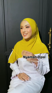 Jilbab instan Segitiga oval Kerudung dewasa Hijab jersey