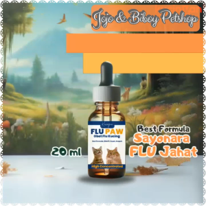 Obat Flu Kucing FLU PAW Bersin Pilek Super Efektif 20 ml