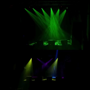 KELETOOL 150W RGBW LED Moving Head Spotlight with DMX 512 Control and Cooling System