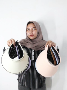 RUIMO TOPI Visor Pantai Wanita Korean Style  Terbaru Anti Sinar Matahari C-19