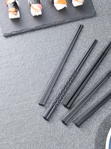 Heksagonal Chopstick Alloy 22.5cm: Alat Makan Mie & Sushi Jepang