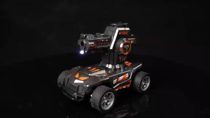 Mainan Anak Mobil Perang Tank RC Mobil Tempur Bisa Menembak Bola Air Water Launcher