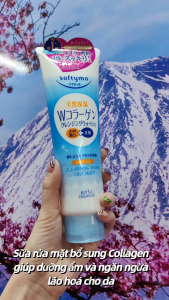 Sữa Rửa Mặt Tẩy Trang Ngừa Lão Hóa Kose Softymo Cleansing Foam Collagen Tuýp 190g