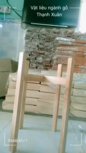 Đôn để chậu cây Giá đỡ chậu hoa Kệ gỗ để bình nước  KT Cao 48x lọt lòng 33cm