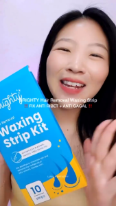 Paket Waxing Bersih Bulu Ketiak Brighty 2 Pcs Hair Removal Waxing Strip Kit