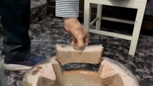 เตาอั้งโล่ใหญ่ เตาอังโล่ เตาถ่าน(สีฟ้า/สีดำ) แบบหูข้าง ขนาด  15 นิ้ว (15") - 20 นิ้ว (20")