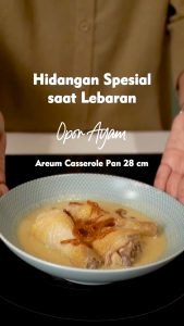 Casserole Nupon 28 CM Anti Lengket - Areum Series Alat Masak Perlengkapan Dapur Keramik