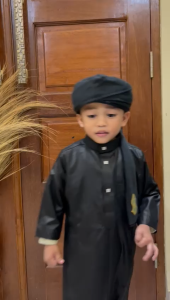 Peci Imamah Anak Instan Langsung Pakai 3 Meter & 4 Tingkat