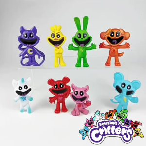 Action Figure SMILING CRITTERS set Miniatur Figur Topper Kue Pajangan Mainan Poppy PlayTime Catnap Dogday Criters
