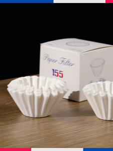 Bincoo Basket Cake Shape Coffee Filter Paper 155/185 - 50 pcs