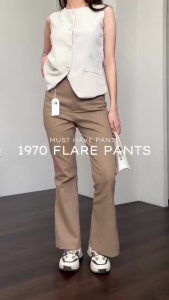 Celana Kulot Cutbray Wanita Chinos Stretch Melar - Celana Kantor Formal Casual