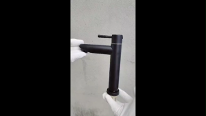 Basin Faucet Modern Stainless Steel For Cold Water Bath Sink Easy Install Sink Mounted Home Kitchen Lavatory Washroom