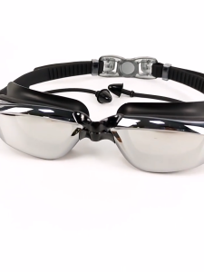 Kacamata Renang Dewasa Anti UV dan Anti Embun Dengan Penutup Telinga dan Karet Pengaturan / Kacamata Renang Original