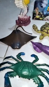 Ukuran Besar Mainan Edukasi Miniatur Hewan Laut Undersea World Q502 5 Satu Set Kantong Isi 6pcs | Mainan Koleksi Anak Binatang Karet Murah | Mainan Animal Laut Dalam Mainan Anak Figure Binatang Laut Karet