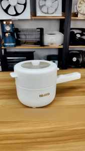 BSBOSS Electric Cooker Steamboat Hot Pot Non Stick Frying Wok Pan Rice Cooker with Steamer Periuk Masak Elektrik