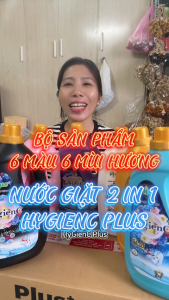 03 Chai Nước giặt HyGienC Plus hương nước hoa đậm đặc làm sạch quần áo - Tặng 01 chai nước xả khô 100ml và 10 cái khẩu trang 4D Famapro
