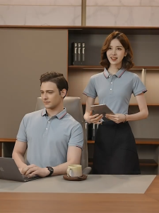 Polo Shirt Solid Color Short Sleeve Mens and Womens Summer Trendy Fashion New Business Versatile Top Collar T-shirt Work Clothes