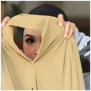 Jilbab Pashmina Instan Soft Pet Daily - Hijab Pastan Jersey Polos Simple Lubang Headset & Masker