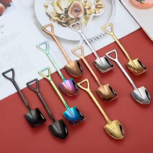 Thìa xẻng bằng thép không gỉ dày muỗng thìa xẻng ăn kem Thìa cơm inox thìa cà phê thìa trái câynĩa trái cây-NIEVE
