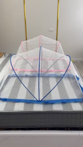 Màn chụp Mùng xếp thông minh dùng cho em bé made in việt nam khung thép chắc chắn