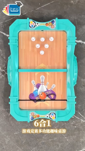 LNR Shop Table Board Game 6in1: Set Permainan Sepak Bola dan Basket