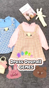 1 - 5 Tahun Dress Korea Style Overall Anak Perempuan Cewek