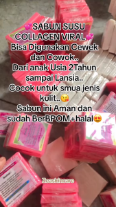 Sabun Collagen BPOM Asli: Mencerahkan Wajah & Merawat Kulit