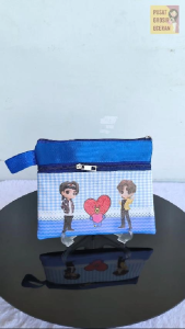 Pouch 2 RUANG Seri BTS Dompet Anak Dompet Suvenir Gift Ulang Tahun