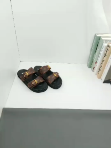 JANITRA OFFICIAL SHOP || LEVINA Sandal Wanita Platform Ban Dua Gesper Tali Hitam Coklat Size 36 -41