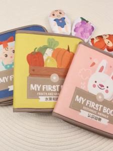 Untearable Sensory Book 撕不烂双语感官早教书宝宝 Math Chinese English Baby Toys Children Training Hand Book Education Buku Sensori Permainan Bayi Anak