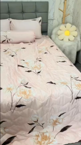 🌟HÀNG MỚI VỀ🌟 Trọn Bộ Ga Gối Tencel Than Hoạt Tính Thoáng Mát Mềm Mịn Kháng Khuẩn Tốt Bộ 4 và 5 Món Gồm Chăn Chần Bông Cao Cấp _ Nemtot Bedding