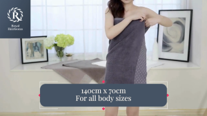 Premium Bath Towel - Absorbent Thick 100% Pure Cotton - Ideal for Home Beach Gym and Hotel Shower