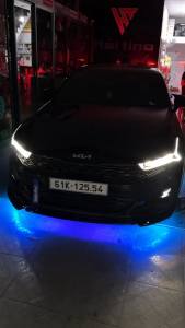 Đèn LED gầm xe hơi trang trí ngoại thất ô tô đèn led RGB điều khiển bằng APP hoặc Remote(điều khiển cầm tay)