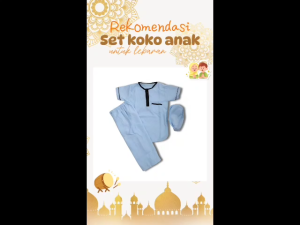 Setelan Koko Kurta Anak Umur 1-10 Tahun/Koko Anak Laki Laki