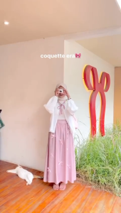 Rok PIta Coquette Pololinen Skirt Bawahan Wanita Panjang Nadine Ruffle Skirts Baloteli Rok Coquette Model Maxi Warna Rok Nadine Latte Aksesoris Fashion Wanita - Lazada