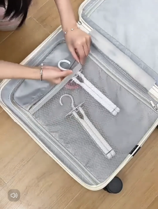 Travel Hanging Clothes Hook Rotatable Clothes Hanger Foldable Drying Rack