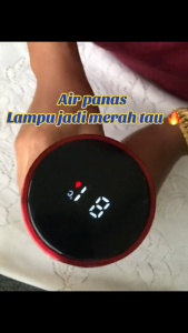 Termos Air Panas 500ml Stainless Tahan 24 Jam / Smart Termos Layar Sentuh Menampilkan Suhu
