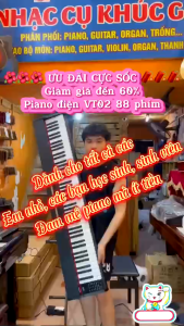 Đàn Piano Điện VicTor Đủ 88 Phím Đàn Gỗ Chất Lượng Âm Thanh Chân Thực Âm Bass Treble - Có Pedal